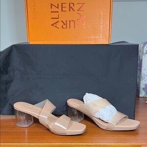 Naturalizer Women's Nude Heeled Sandals